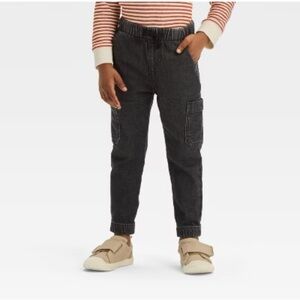 Cat & Jack Black Jogger Jeans 2T